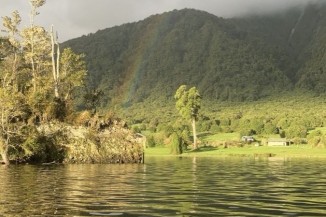 WEST COAST LAKE GREEN TREES