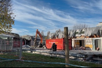 Demolition has begun on site