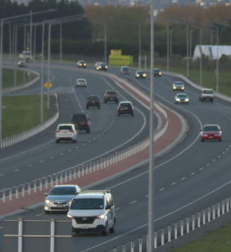 Cars travelling on Christchurch's new 110km/ph zone