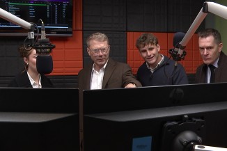 Paul Goldsmith at broadcasting school