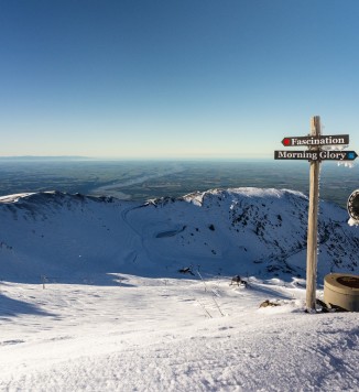 Mt Hutt ski field 