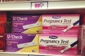 This 99 cent store has TWO pregnancy tests to choose from. Fancy